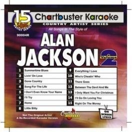 CHARTBUSTER KARAOKE cdg90004   Alan Jackson Vol. 2  