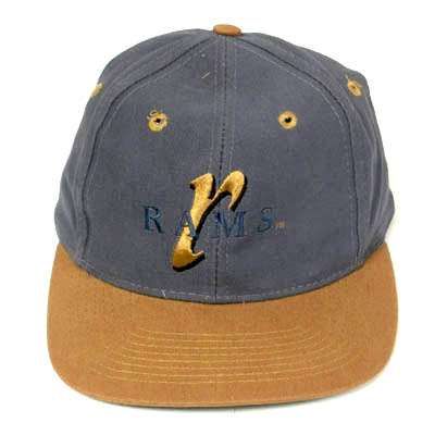 NFL SAINT LOUIS RAMS OLD SCHOOL GREY CAP HAT ADJ NEW  