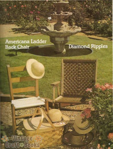 Macrame Sitting Pretty Chair Seats Pattern Book 1986  