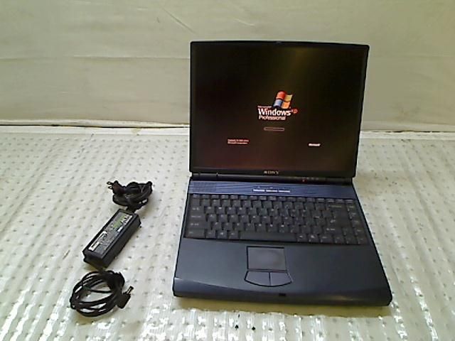 SONY VAIO LAPTOP INTEL PENTIUM 3 PROCESSOR 745 MGH 512 MB OF RAM MODEL 