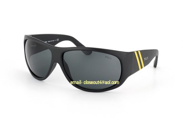 NEW POLO PLAYR RALPH LAUREN 4057 SUNGLASSES Matte BLACK  