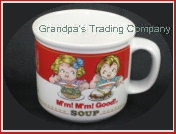 offer a cute, collectible, Campbells Kids Soup ceramic mug. The 