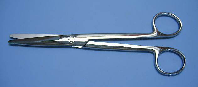 MAYO SCISSORS 6.75 STRAIGHT SURGICAL STAINLESS STEEL  