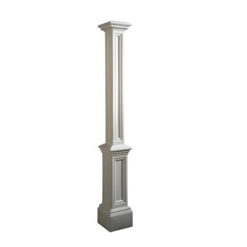 New Mayne Signature 72 Outdoor Lamp Post   White  