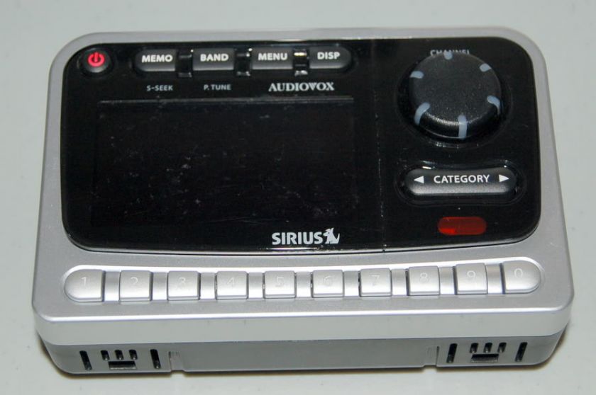 Audiovox S.R.S. Satellite Radio Shuttle SRS Receiver XM Sirius SIRPNP2 