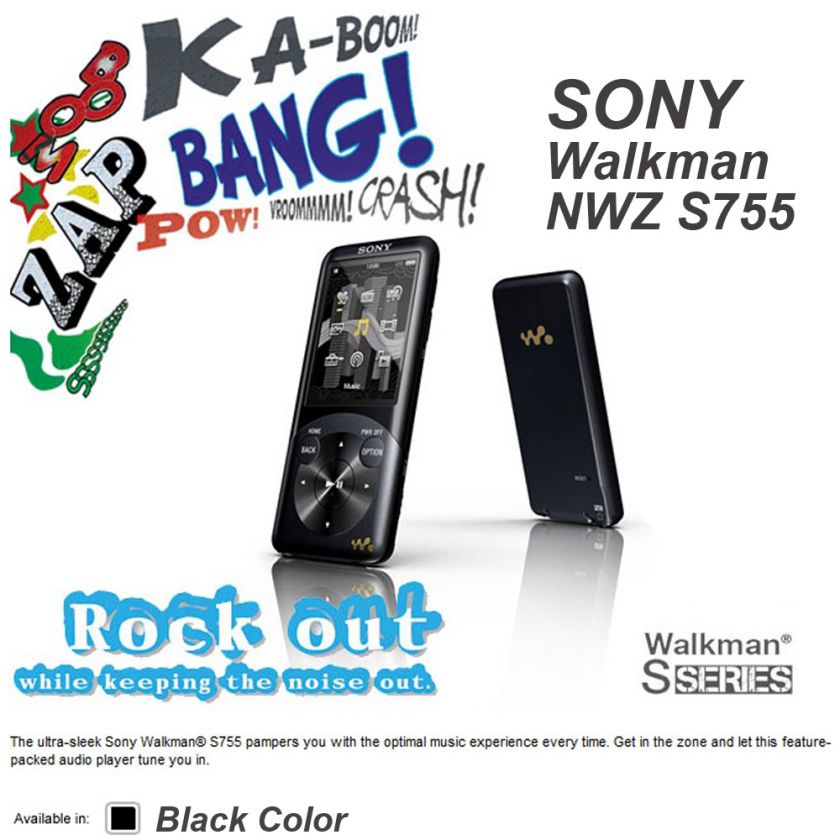 SONY Walkman Video  Player NWZ S755 16GB New Arrival Fantastic 