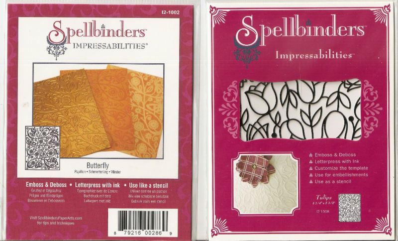 SPELLBINDERS Impressabilities Emboss Stencil Die U Pick  