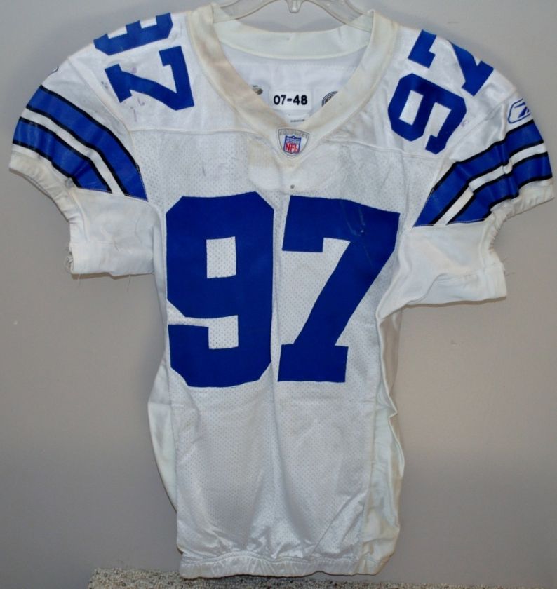 JASON HATCHER GAME USED COWBOYS JERSEY PROVA STEINER  