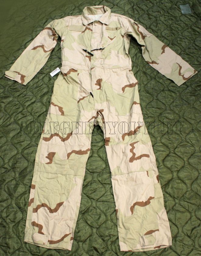 USGI Military USMC MECHANICS COVERALLS Desert Camo Camoflauge NWT M 