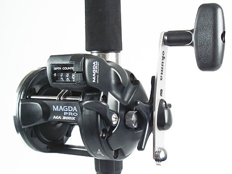 OKUMA MAGDA CLASSIC TROLLING ROD REEL COMBO 8FT 6IN NEW MA30DX 