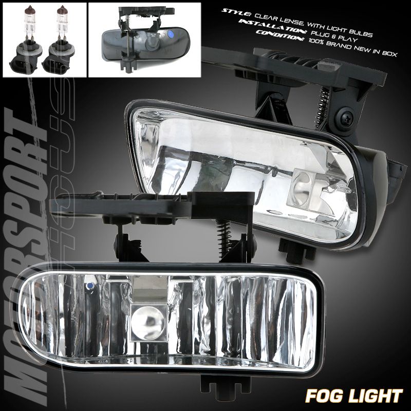 99 02 GMC SIERRA PICKUP 1500 2500 FOG LIGHTS LAMPS L+R  