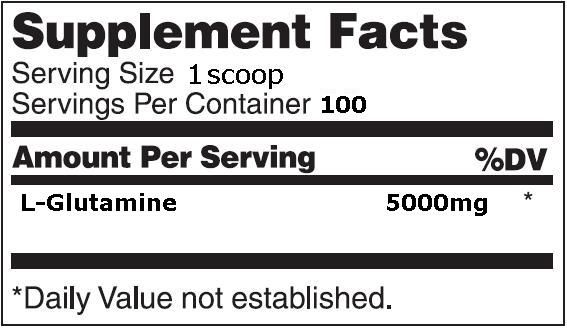 Glutamin Pure Powder 1 Kilogram  