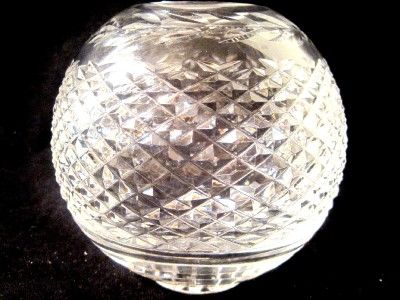 WATERFORD CRYSTAL GLANDORE ROSE BOWL VASE 5 1/2 SIGNED  